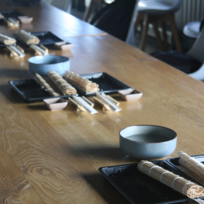 Atelier sushi et dégustation de vins au Château Le Grand Verdus près de Bordeaux